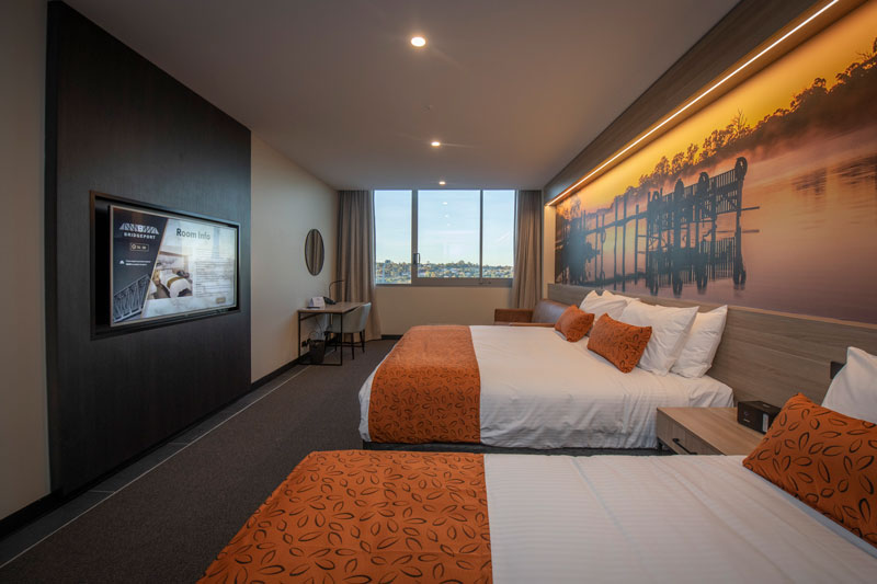 Riverview Suite - Double and single bed - Family Room - Murray Bridge Accommodation - Bridgeport Hotel