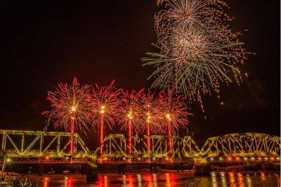 fireworks in Murray Bridge